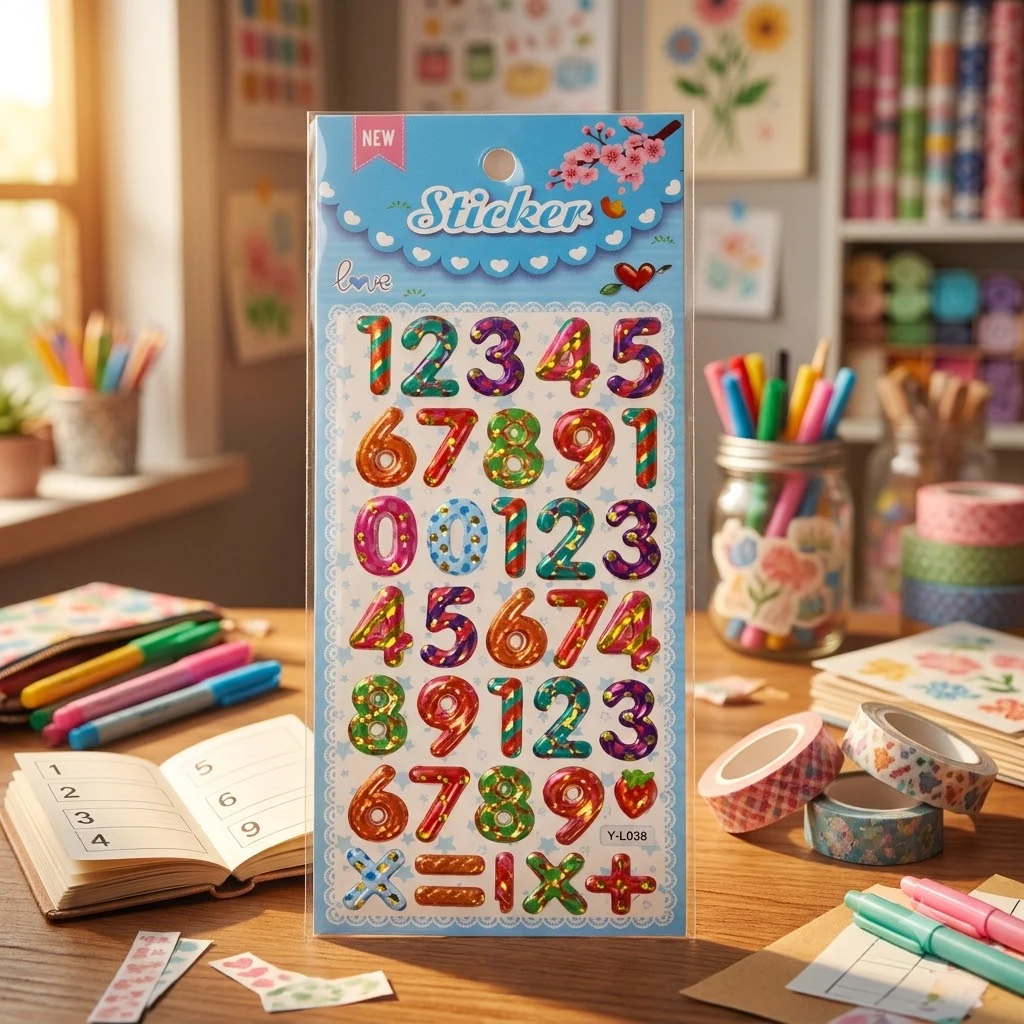Наліпки дитячі 10*24 см