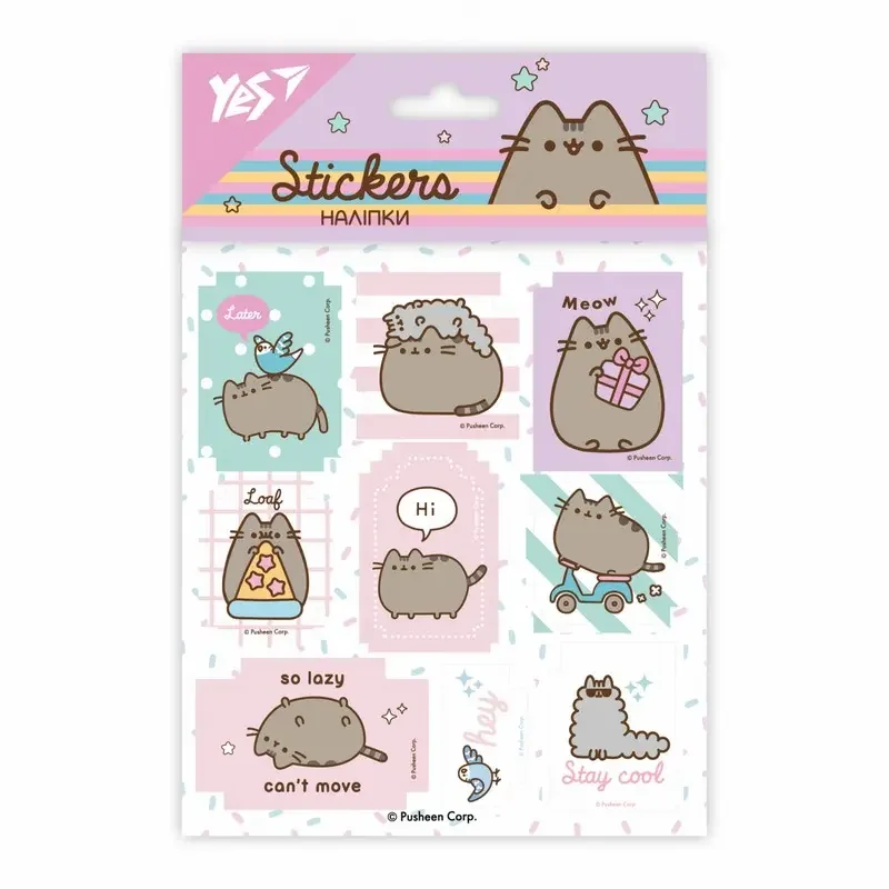 Наліпки дитячі "Pusheen" 13*15 см Yes — фото 2