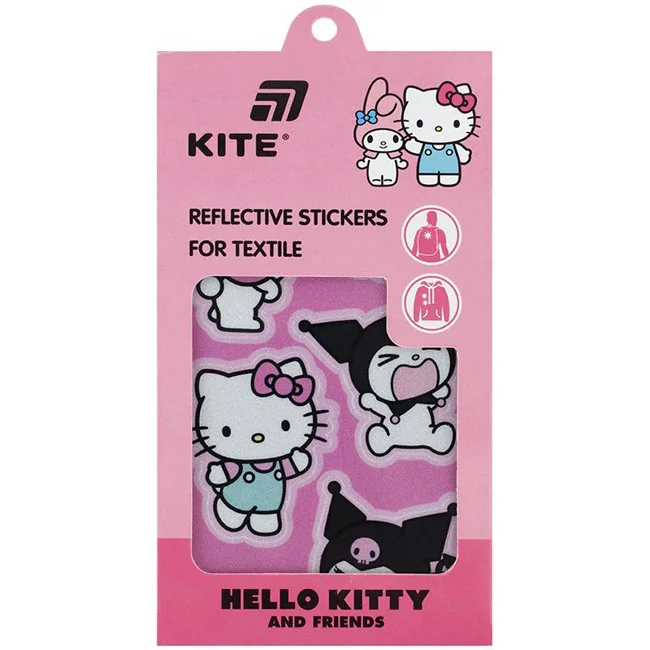 Наліпки дитячі світловідбивні "Hello Kitty" Kite