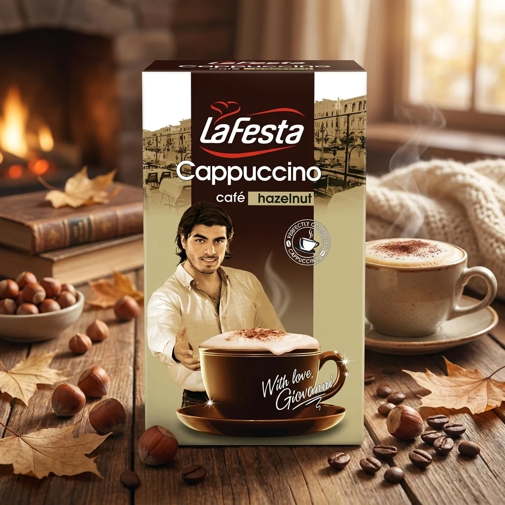 Напій Cappucino LA FESTA 125г  горіх