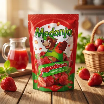 Напій із смаком полуниці Medonja 200мл
