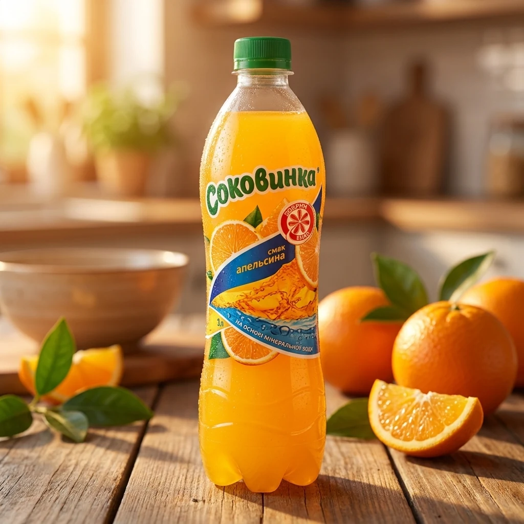 Напій Соковинка Апельсин 0,5л — Продукти та напої