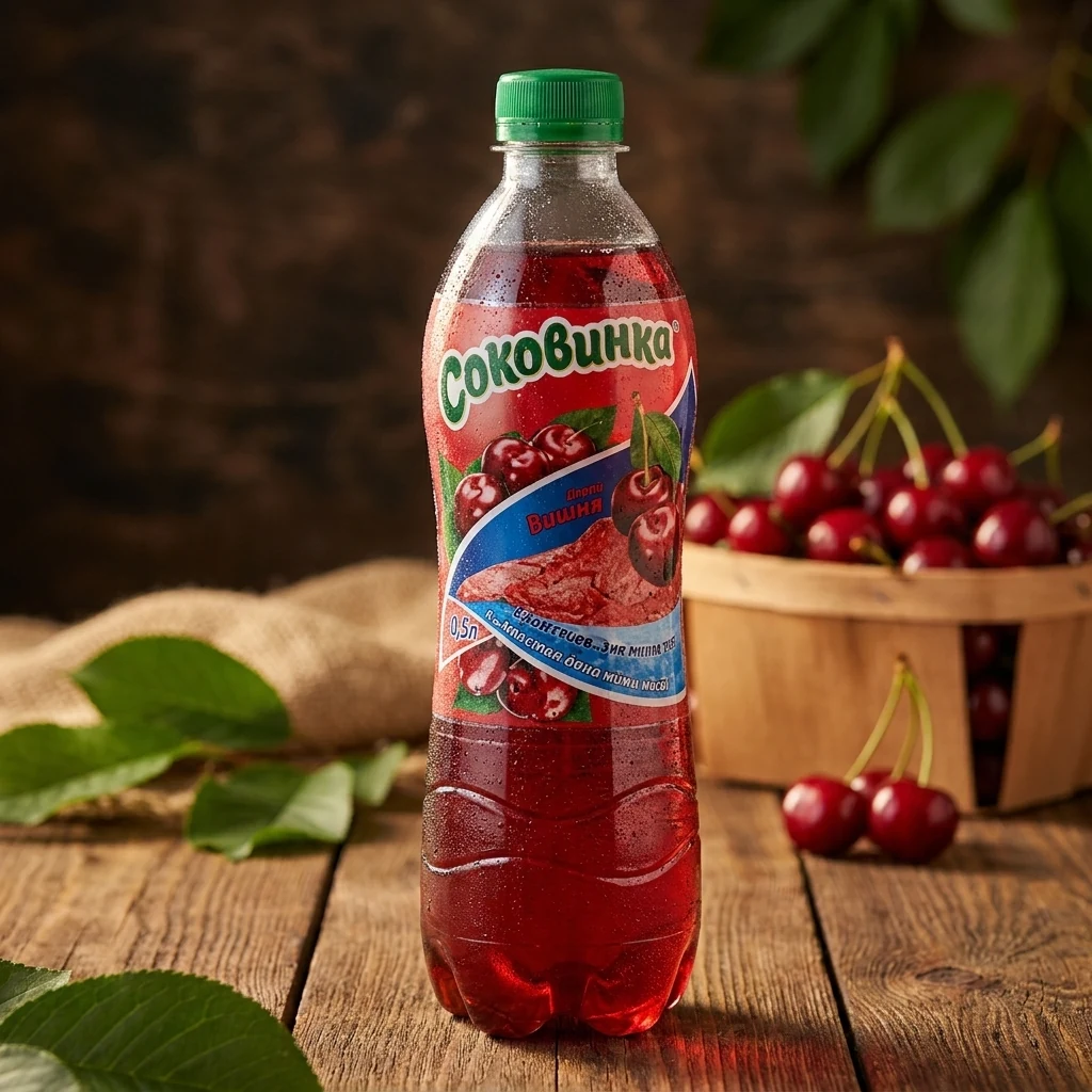 Напій Соковинка Вишня 0,5л — Продукти та напої