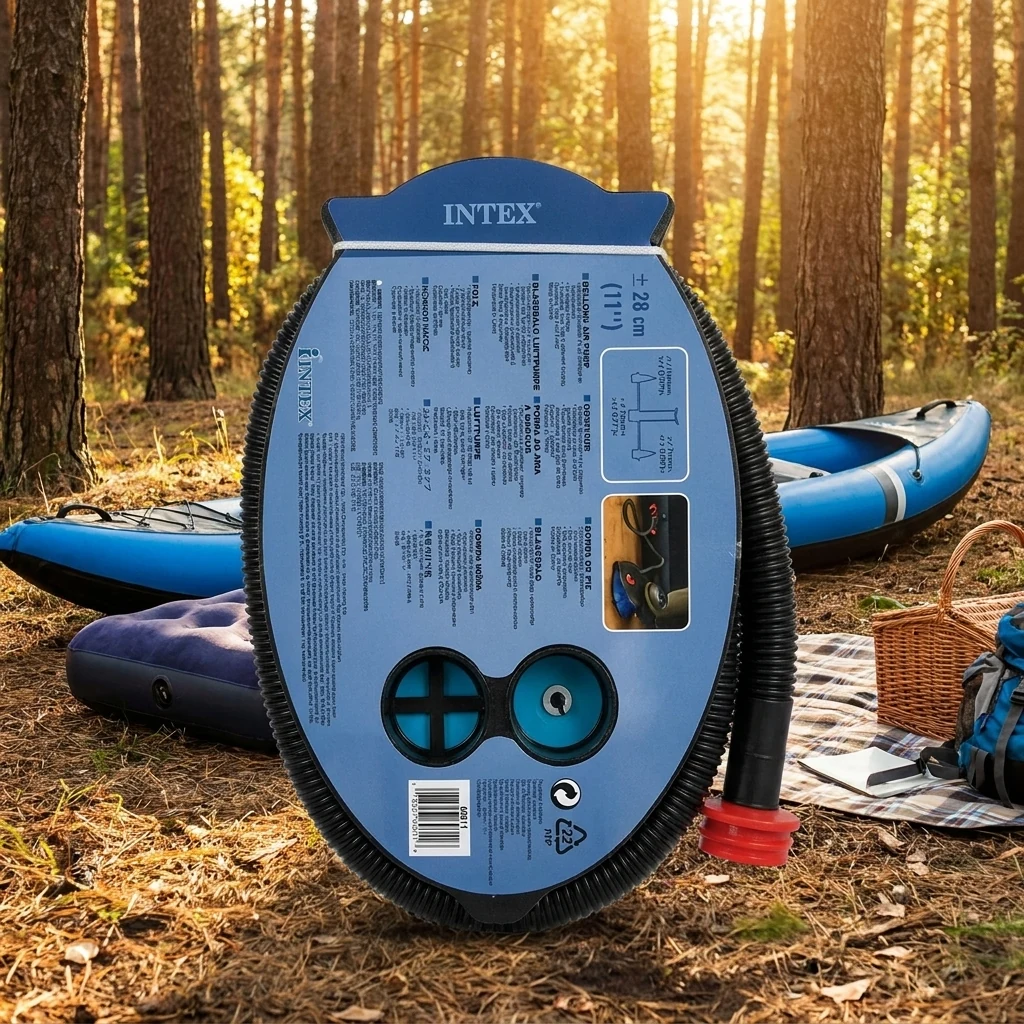 Насос ножний 29 см 3 л "Жабка" INTEX