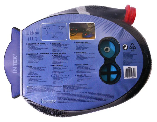 Насос ножний 29 см 3 л "Жабка" INTEX — фото 2