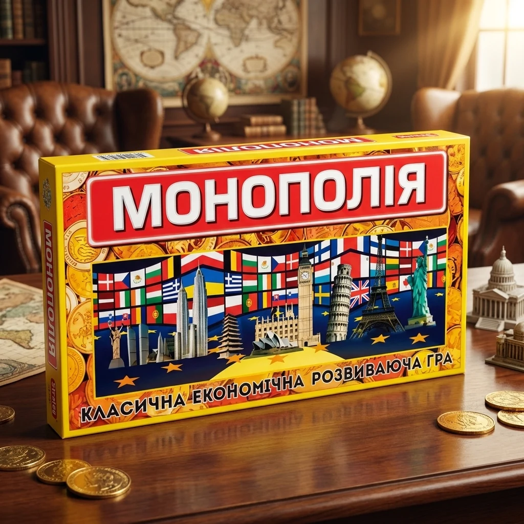 Настільна гра Монополія велика економічна Strateg 693 — Настільні ігри