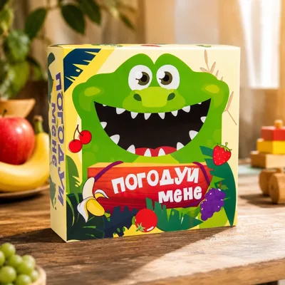 Настільна гра Погодуй мене-крокодил розвиваюча Strateg
