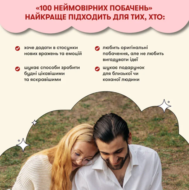 Настільна гра для закоханих "100 неймовірних побачень" — фото 3