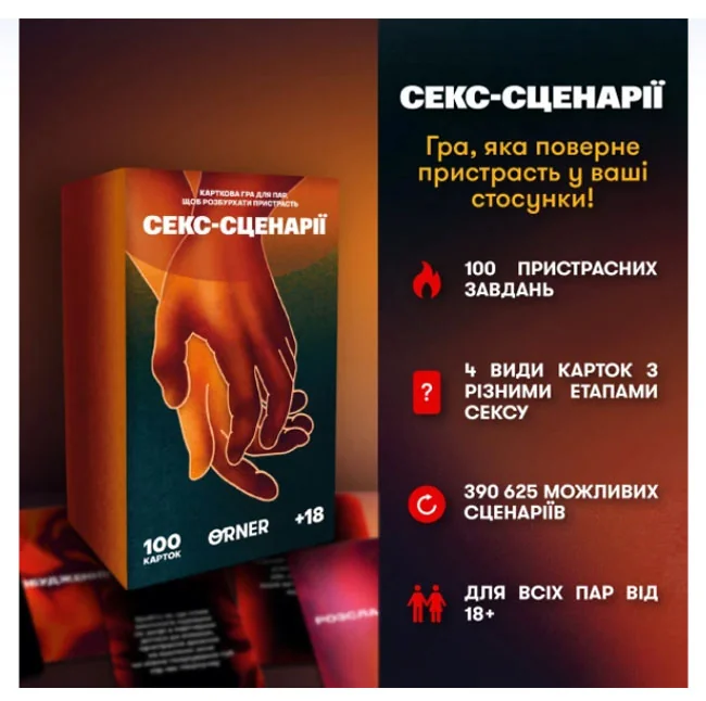 Настільна гра для закоханих "Секс-сценарії" — фото 3