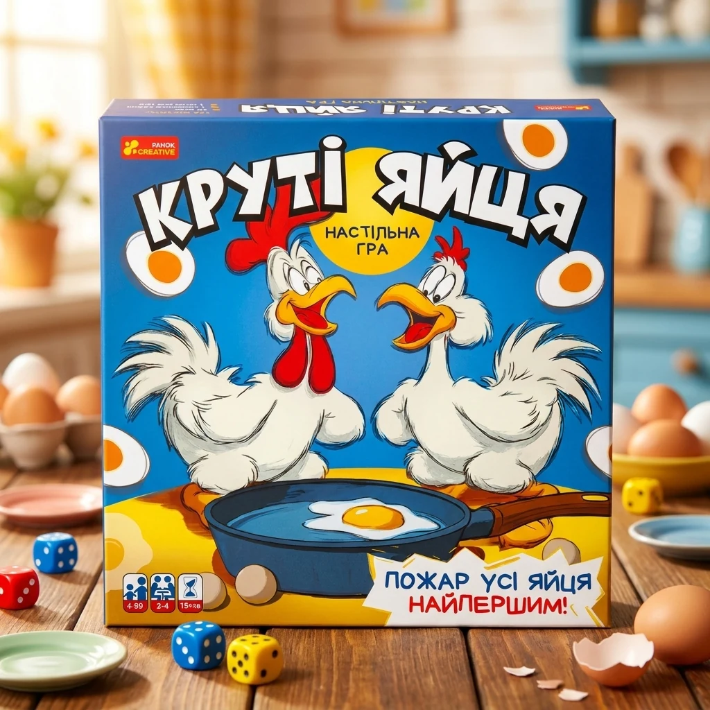 Настільна гра.Круті яйця. 4+ Ранок