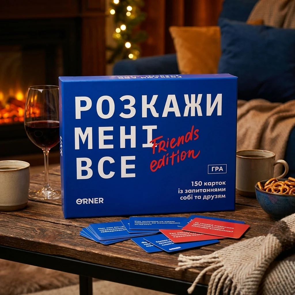 Настільна гра-розмова "Розкажи мені все" Friends edition