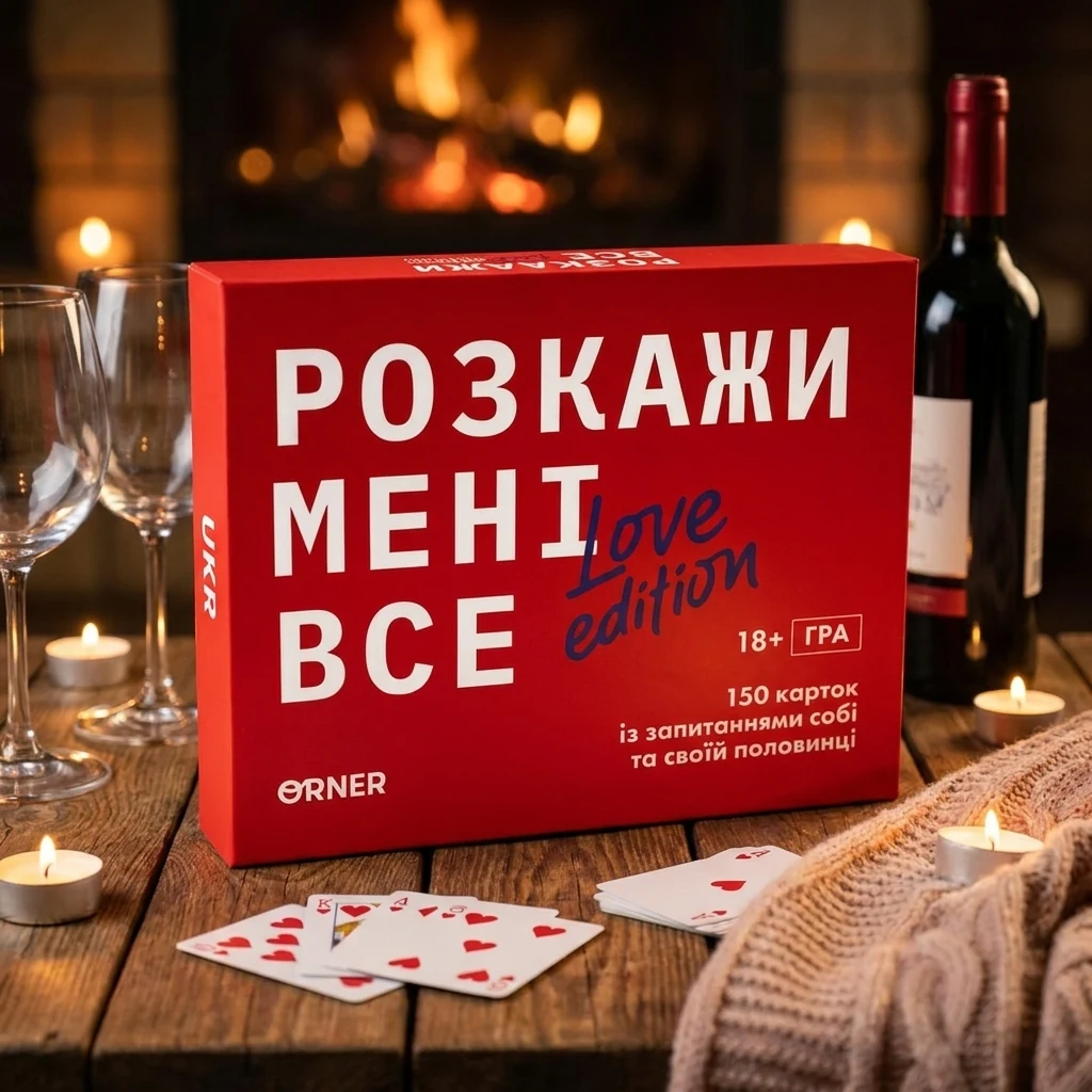 Настільна гра-розмова "Розкажи мені все" Love edition