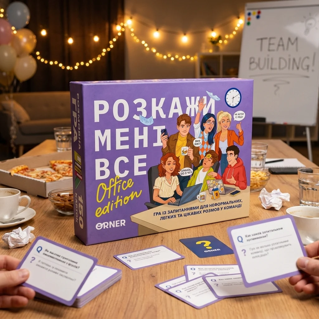 Настільна гра-розмова "Розкажи мені все" Office edition