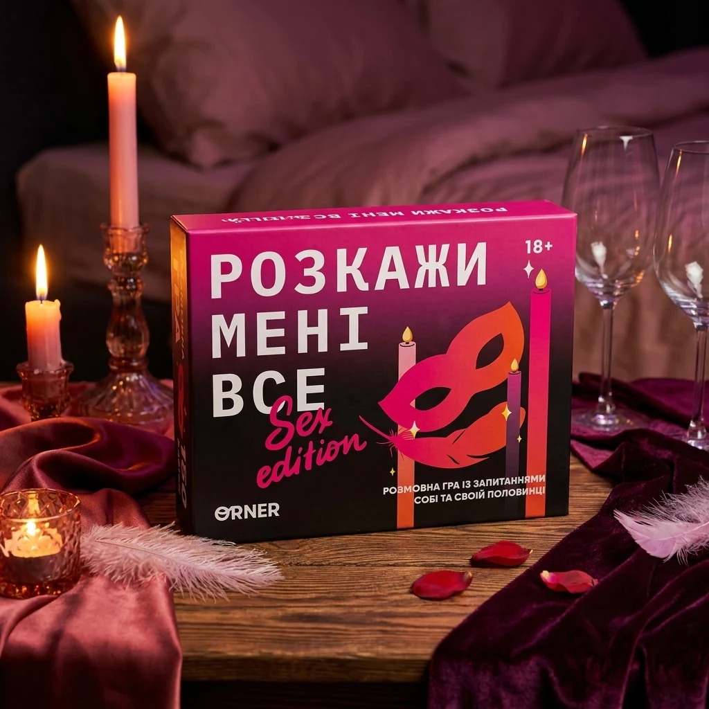 Настільна гра-розмова "Розкажи мені все" S*x edition