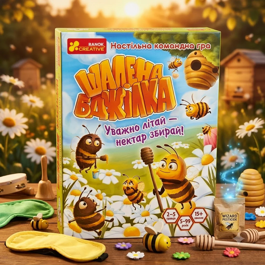 Настільна гра Шалена бджілка 5+ Ранок