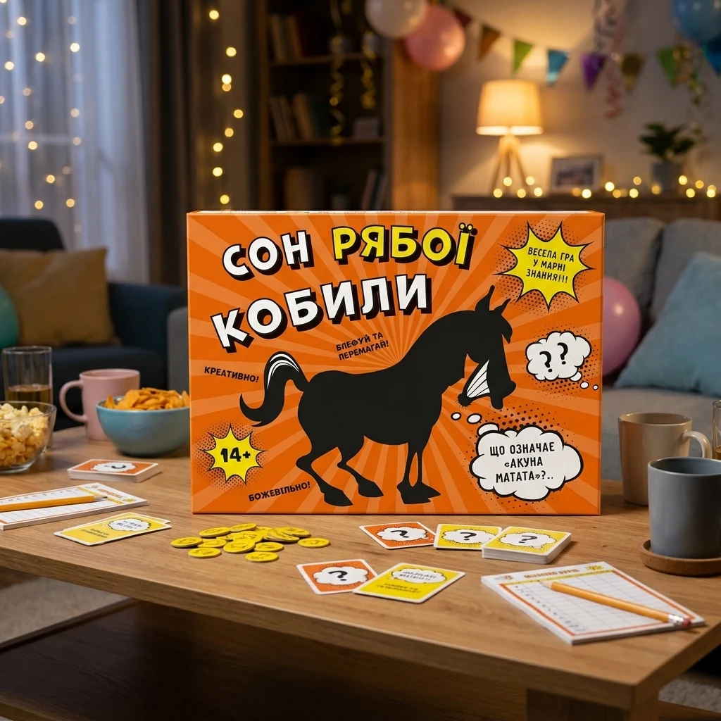 Настільна гра. Сон рябої кобили. 14+ Ранок