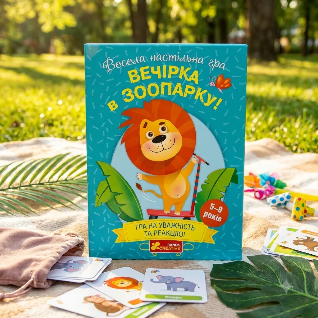 Настільна гра. Вечірка у зоопарку. 5+ Ранок