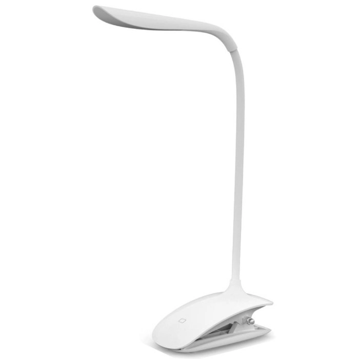 Настільна лампа ColorWay LED Кліпса, акумуляторна (CW-DL04FCB-W) — фото 2
