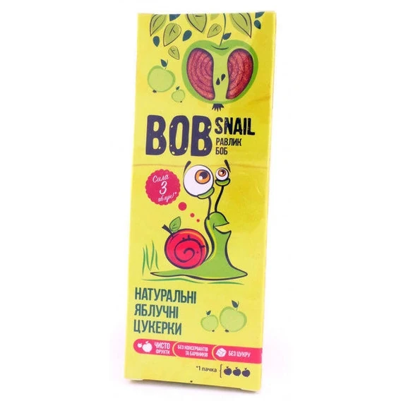 Натуральні Яблучні Цукерки ТМ BOB SNAIL (РАВЛИК БОБ) — фото 2