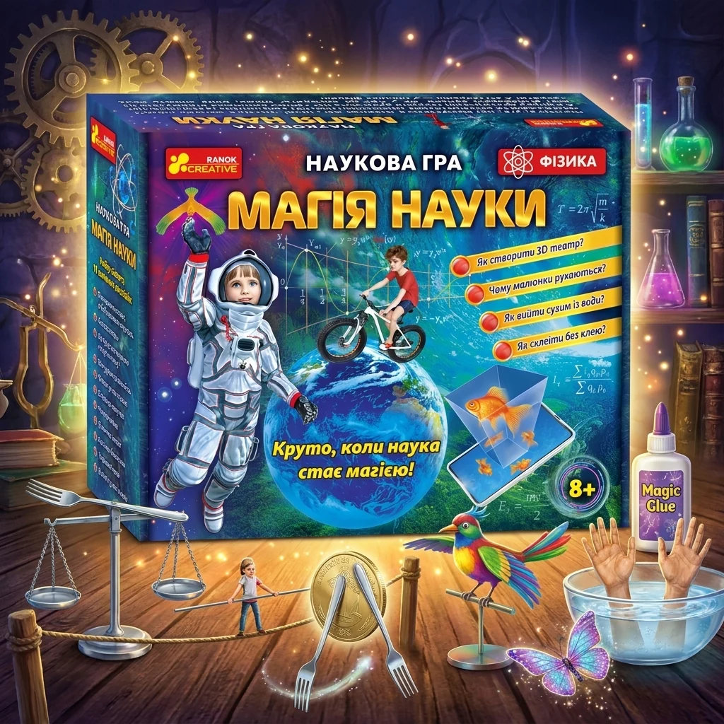 Наукова гра Магія науки.Фізика. 8+ Ранок
