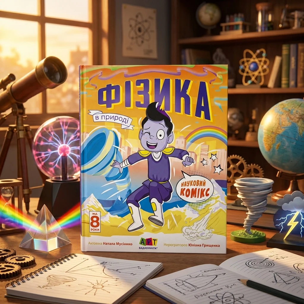 Науковий комікс Фізика в природі Редизайн