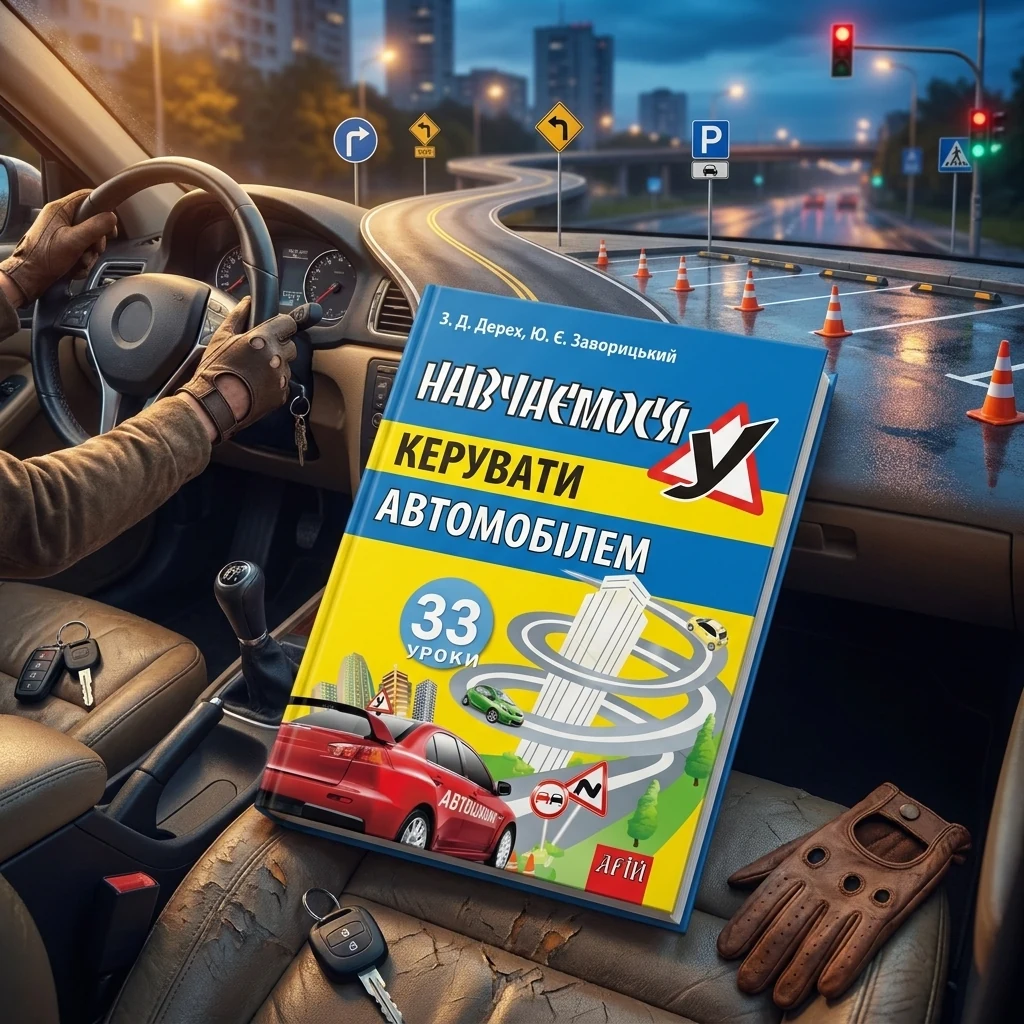 Навчаємося керувати автомобілем.33 уроки.Дерех.