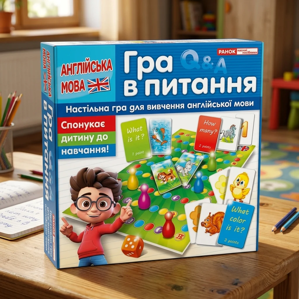 Навчальна гра.Англійська мова.Гра в питання. Ранок