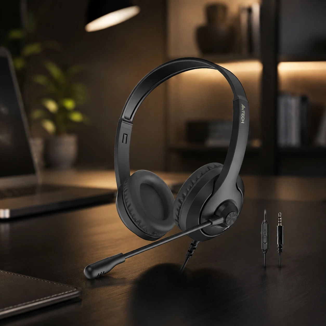 Навушники A4Tech FH100i Stone Black — Миші, клавіатури, навушники