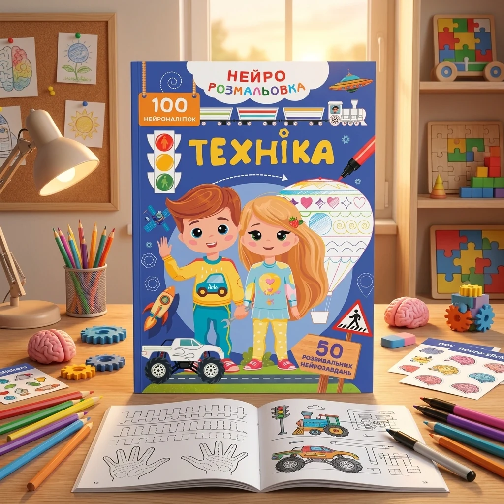Нейророзмальовка. Техніка. 100 нейроналіпок