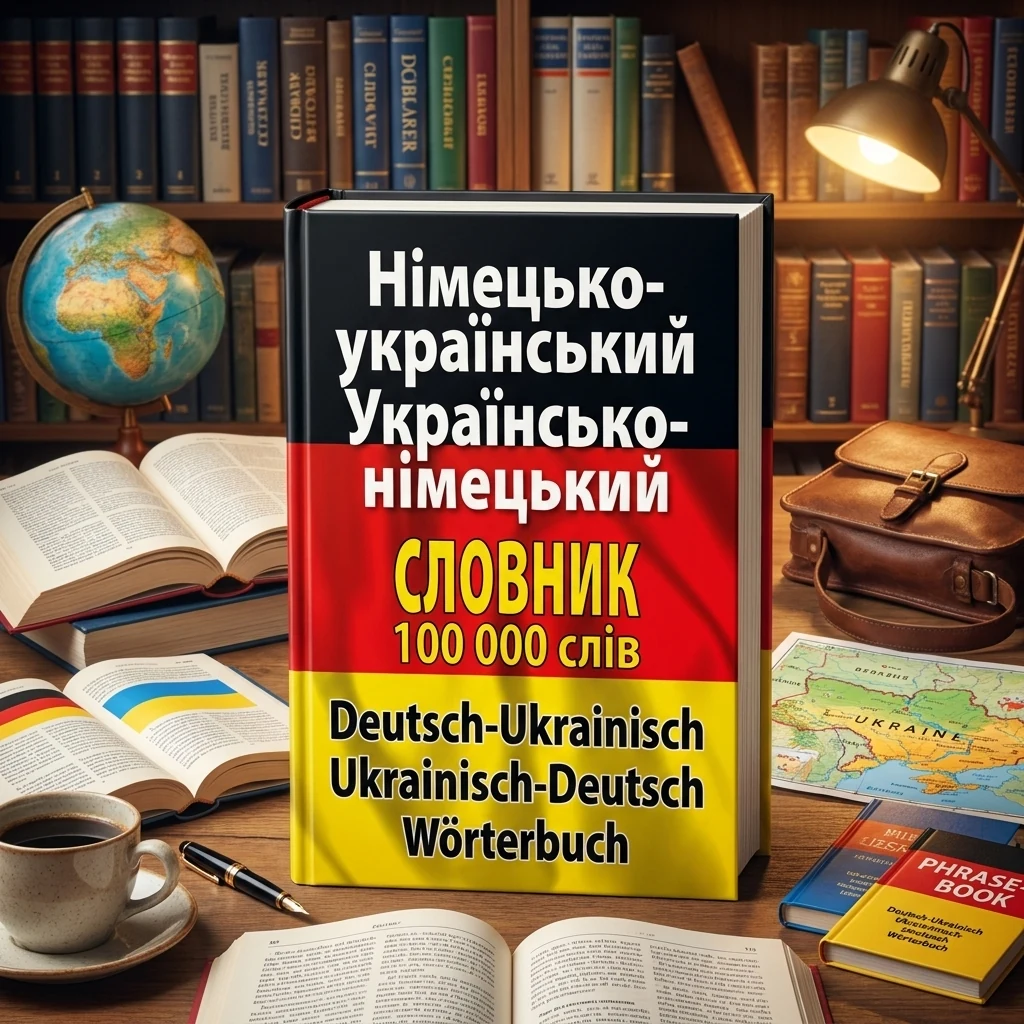 Німецько-український,українсько-німецький словник 100 тисяч.Шевченко. Арій