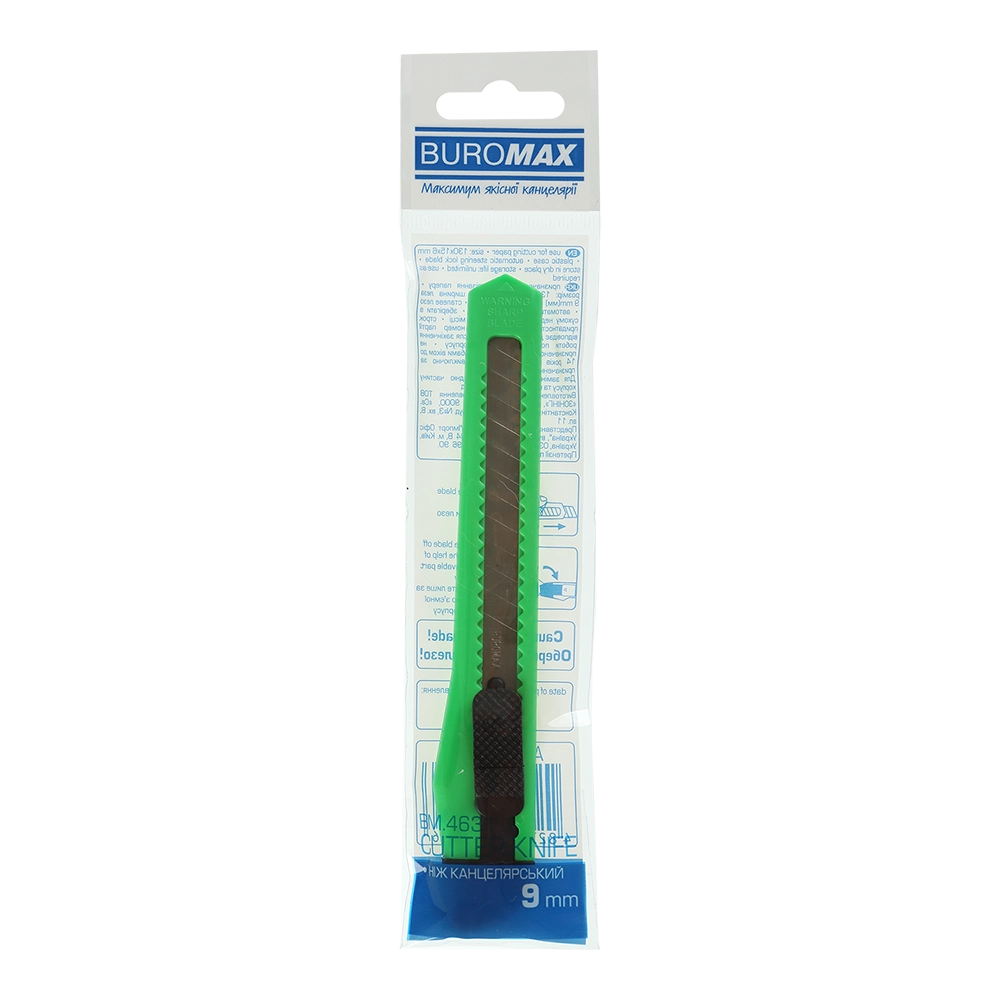Канцелярський ніж 9мм Buromax — фото 2