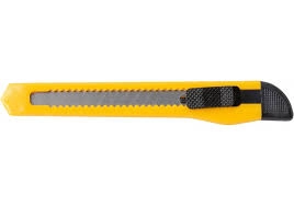 Ніж канцелярський 9мм пластиковий — фото 2