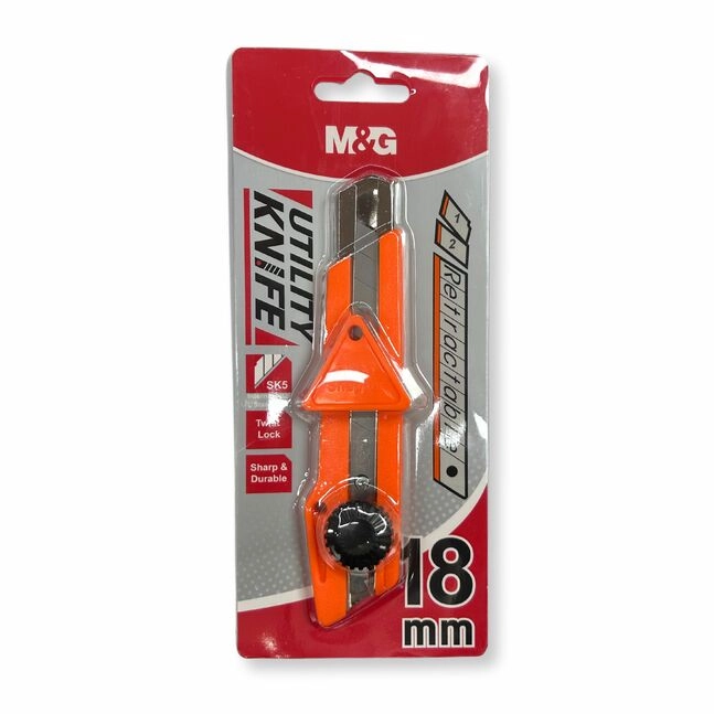 Ніж канцелярський M&G Utility 18mm з механізмом Rotationlock — фото 2