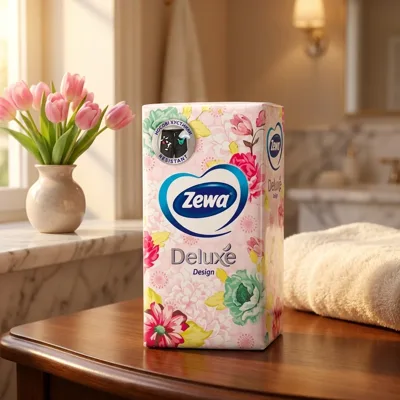 Носові хустинки Zewa 3-х шарові Deluxe 10шт/1уп Single-pack