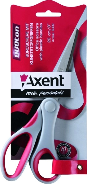 Ножниці Duoton 6302-A 20см сіро-чорні — фото 2