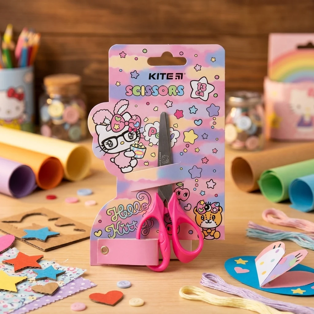 Ножиці дитячi 13 см "Hello Kitty" Kite
