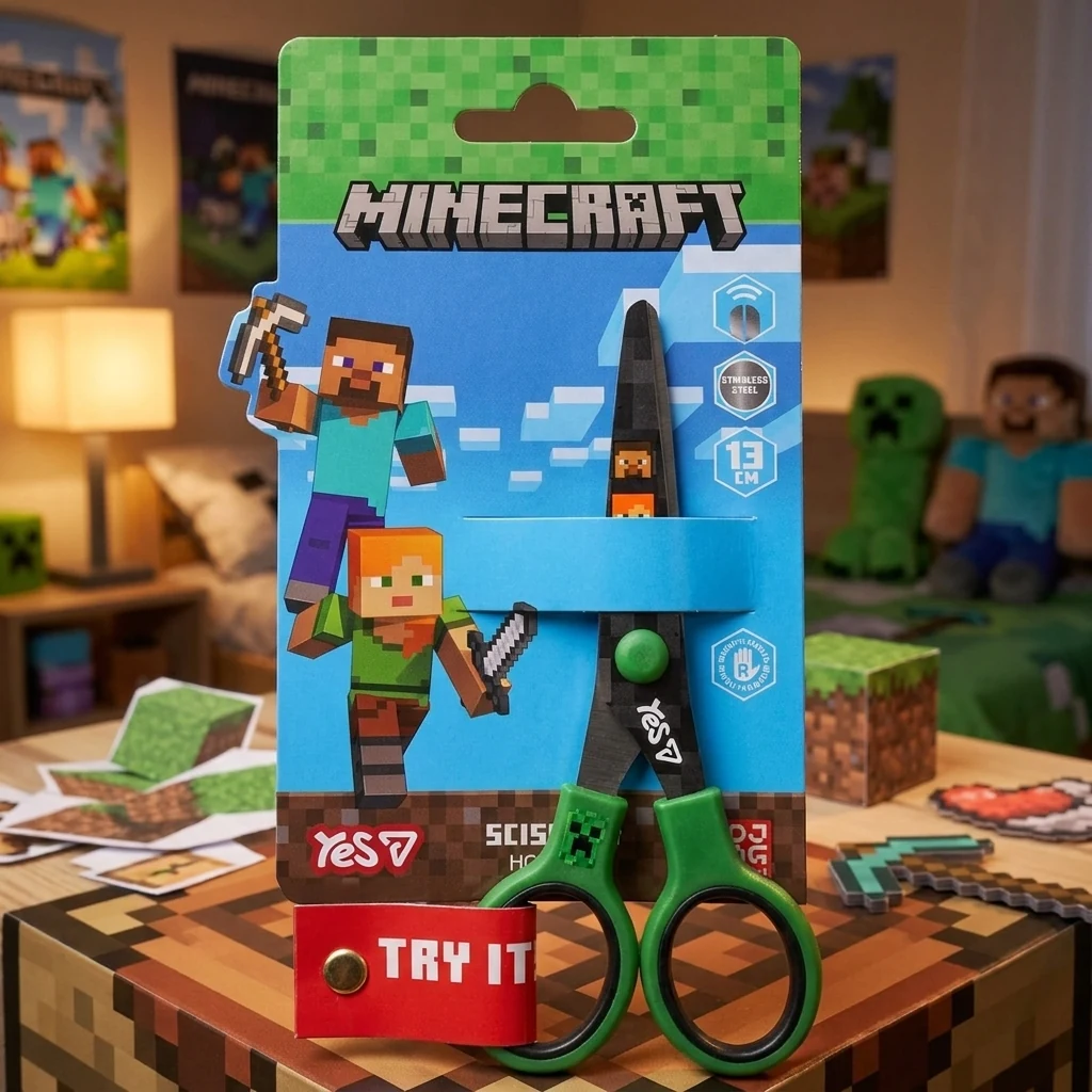 Ножиці дитячi 13 см "Minecraft"