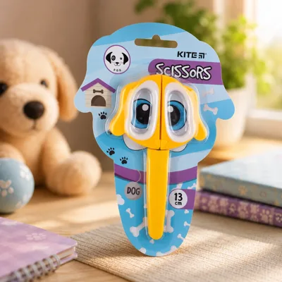 Ножиці дитячі Kite в футлярі 13см Puppy