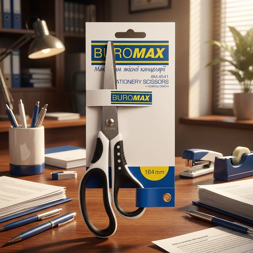 Ножиці офісні 16,4 см BuroMAX