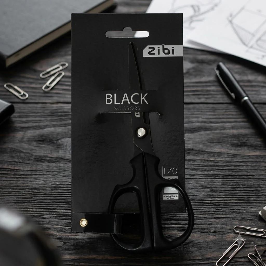 Ножиці офісні 17.0 см "Black"
