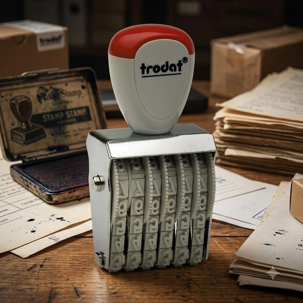 Нумератор 5 мм стрічковий 6-розрядний Trodat
