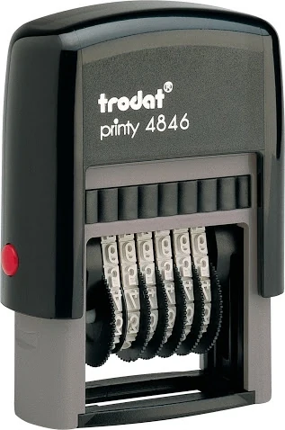 Нумератор пластиковий Trodat 4846 6-ти розрядний 4 мм. — фото 2