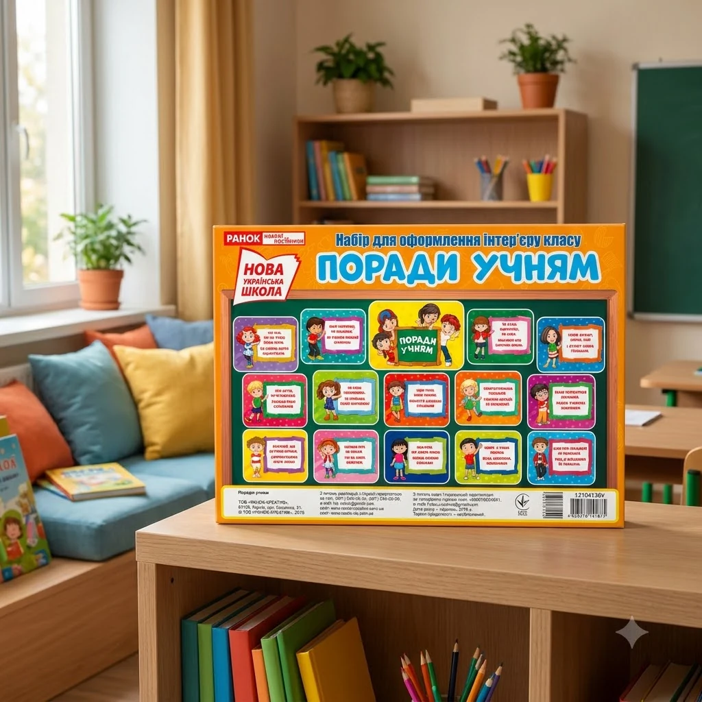 НУШ. Набір для оформлення інтер"єру класу. "Поради учням"