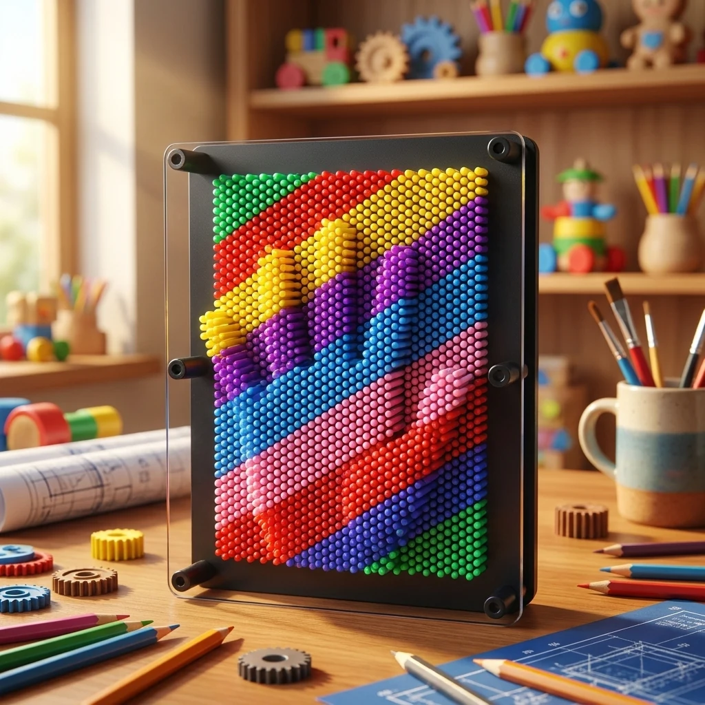 Об'ємний сувенір 3D Pin Art (Пін Арт) 20*15*5 см кольоровий