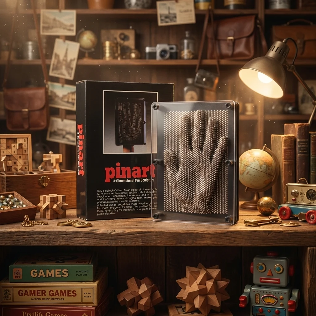 Об'ємний сувенір 3D Pin Art (Пін Арт) 20*15*5 см металік