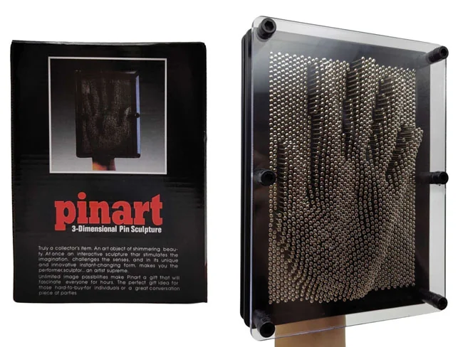 Об'ємний сувенір 3D Pin Art (Пін Арт) 20*15*5 см металік