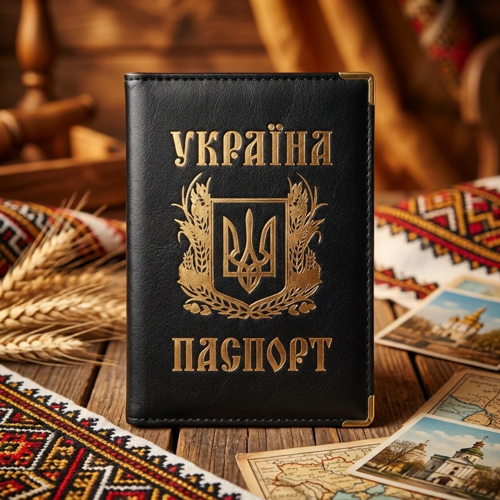 Обкладинка для паспорта 180*130мм пвх Україна