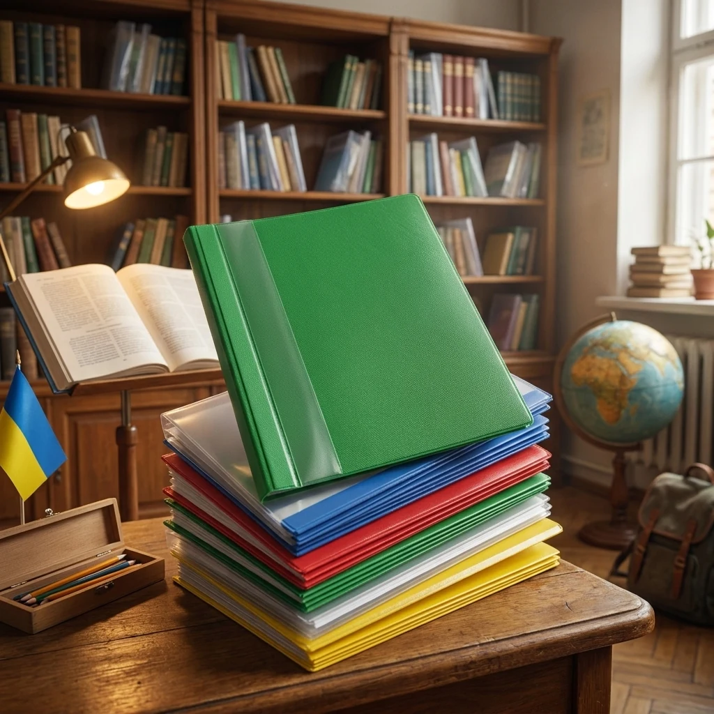 Обкладинка для підручників 225*380 мм пвх 100 мкм регулюється