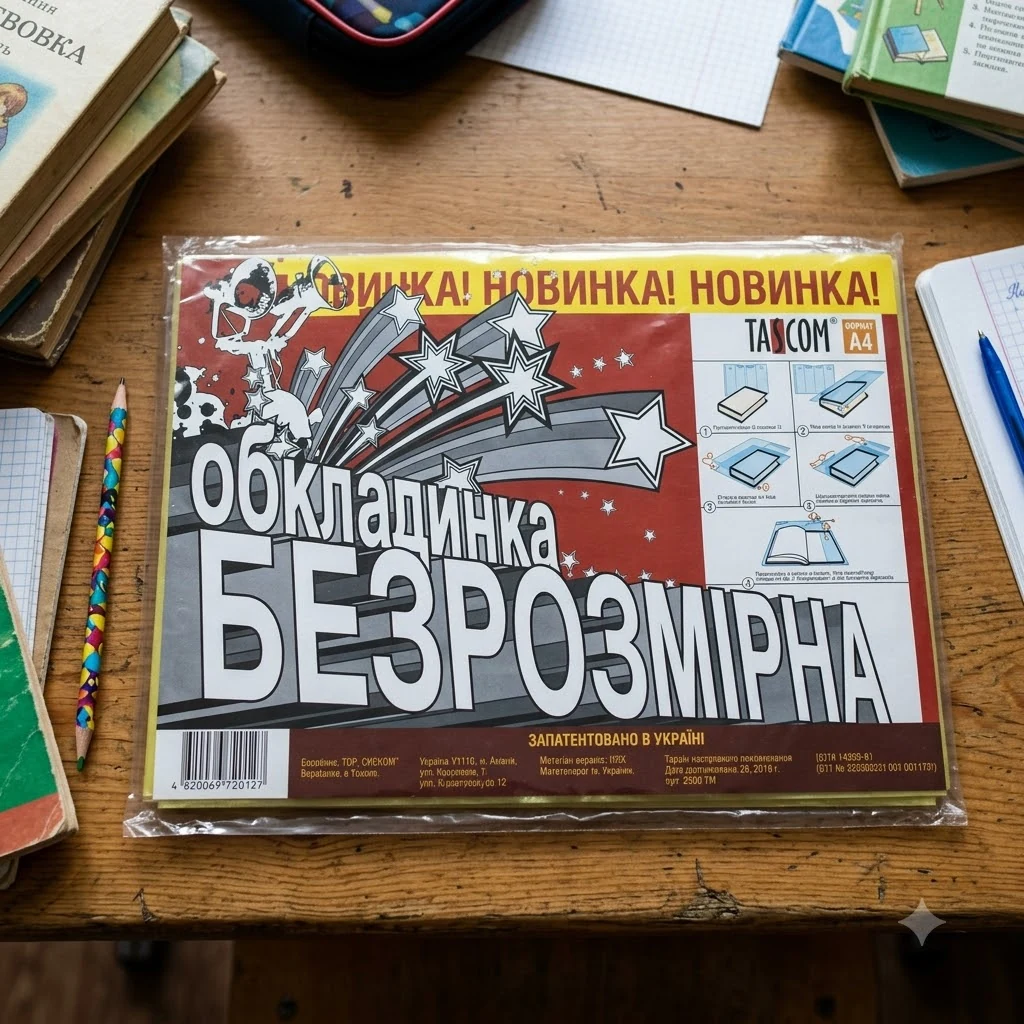 Обкладинка для підручників А4 100 мкм "Безрозмірна"