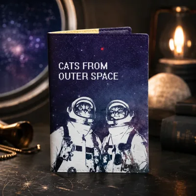 Обкладинка на паспорт Just Cover-Cats from outer space